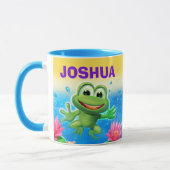 Leaping Frog Party individuelle Name Combo Tasse (Links)