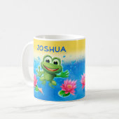 Leaping Frosch Party benutzerdefinierte Keramik Ta Kaffeetasse (Vorderseite Links)