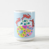 Leaping Hares  Kaffeetasse (Mittel)