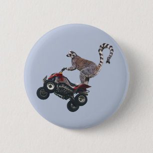Leaping Lemur Abzeichen Button