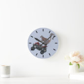 Leaping Lemur Clock 2 Runde Wanduhr (Zuhause)