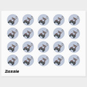 Leaping Lemur Sticker (Blatt)