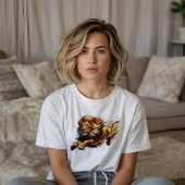 Leaping Lion Big Cat T-Shirt
