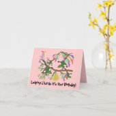 Leaping Lizards Geburtstagskarten Karte (Gelbe Blume)