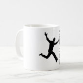 Leaping Man Tasse (Vorderseite Links)