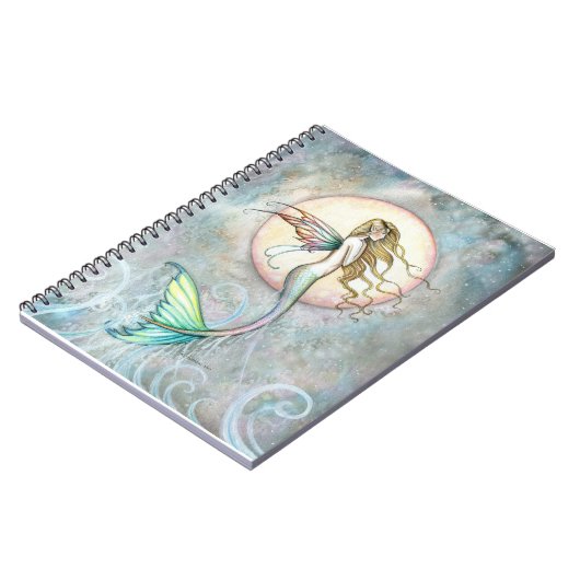 Leaping Mermaid-Notebook Notizblock (Linke Seite)