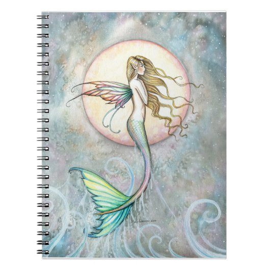 Leaping Mermaid-Notebook Notizblock (Vorderseite)