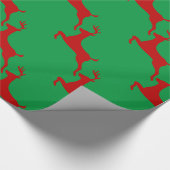 Leaping Red Deer Thunder_Cove Geschenkpapier (Ecke)