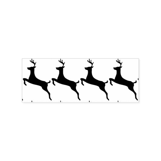 Leaping Red Deer Thunder_Cove Gummistempel (Stempel)