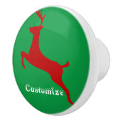 Leaping Red Deer Thunder_Cove Keramikknauf (Rechts)