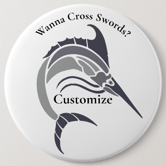 Leaping Schwertfisch Thunder_Cove Button (Vorderseite)