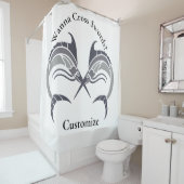 Leaping Schwertfisch Thunder_Cove Duschvorhang (Beispiel)