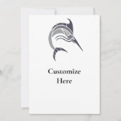 Leaping Schwertfisch Thunder_Cove Einladung (Rückseite)