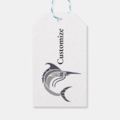 Leaping Schwertfisch Thunder_Cove Geschenkanhänger (Rückseite)