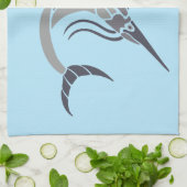 Leaping Schwertfisch Thunder_Cove Geschirrtuch (Gefaltet)