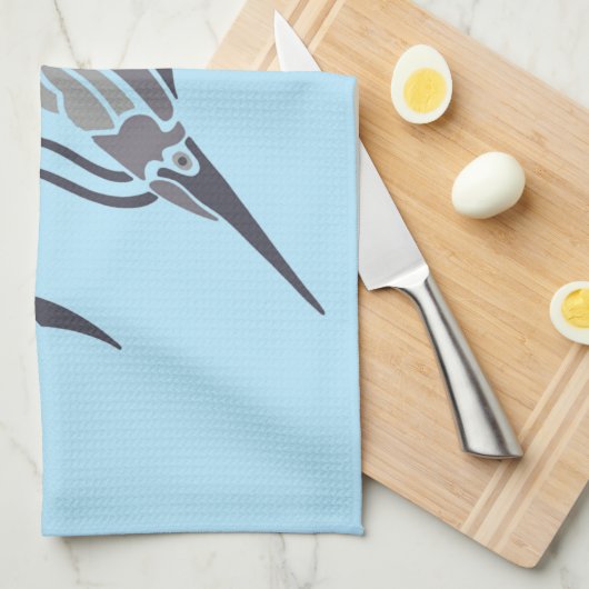 Leaping Schwertfisch Thunder_Cove Geschirrtuch (Viertel Falte)