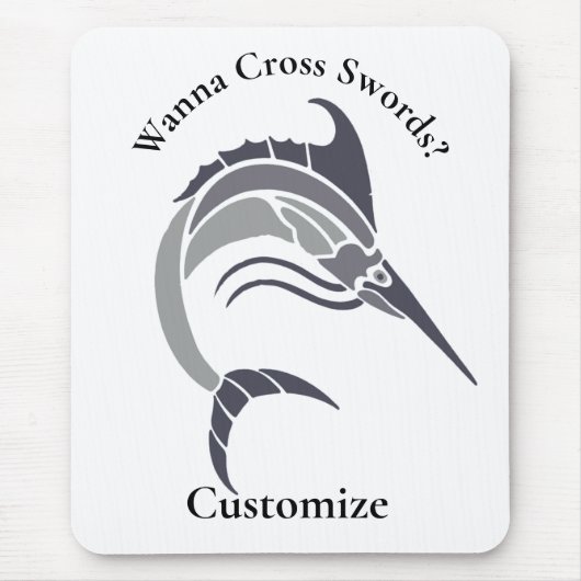Leaping Schwertfisch Thunder_Cove Mousepad (Vorne)