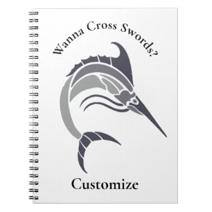 Leaping Schwertfisch Thunder_Cove Notizblock