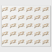 Leaping Unicorn Geschenkpapier (Flach)