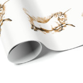 Leaping Unicorn Geschenkpapier (Rolleneckpunkt)