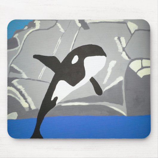 Leaping Whale Mouse Pad Mousepad (Vorne)