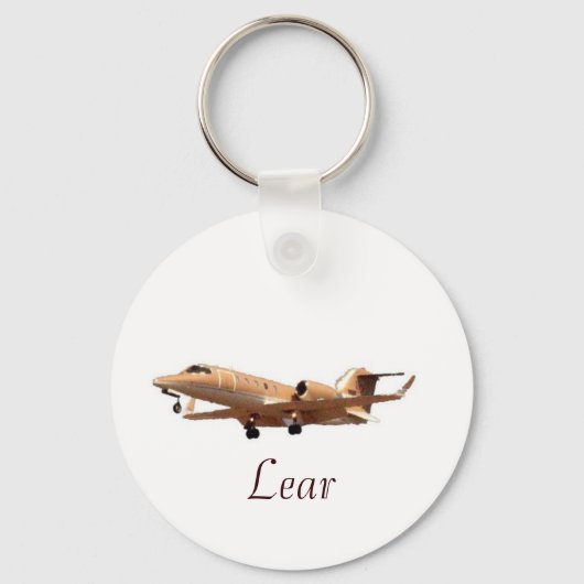 Lear Jet bei LAX CLEAN, Lear Schlüsselanhänger (Vorderseite)