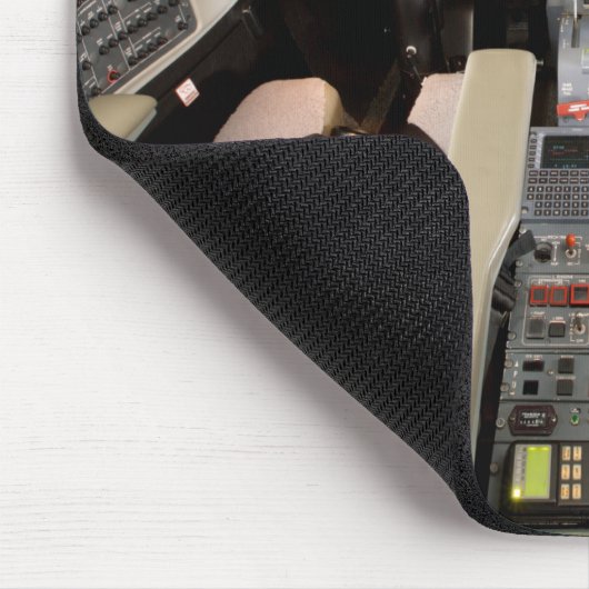 Lear Jet Cockpit Mousepad (Ecke)