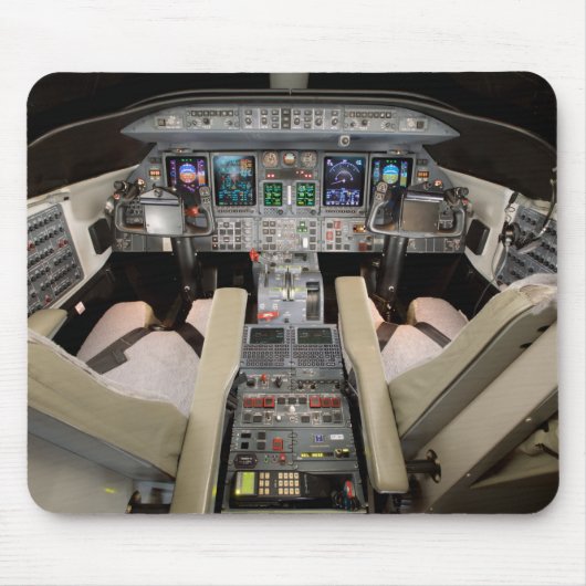 Lear Jet Cockpit Mousepad (Vorne)