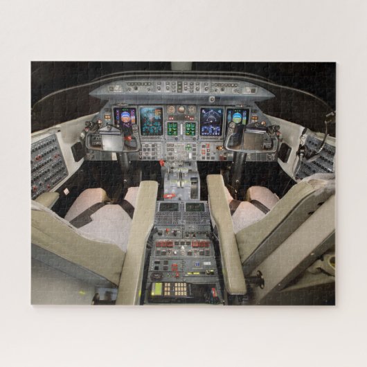 Lear Jet Cockpit Puzzle (Horizontal)
