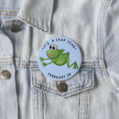 Lear Year Cartoon Frosch Button (Beispiel)