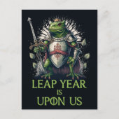Lear Year ist auf uns, Froschkrieger Postkarte (Vorderseite)