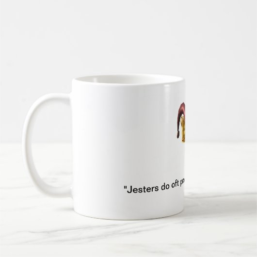 Lear Zitat-Tasse Kaffeetasse (Links)
