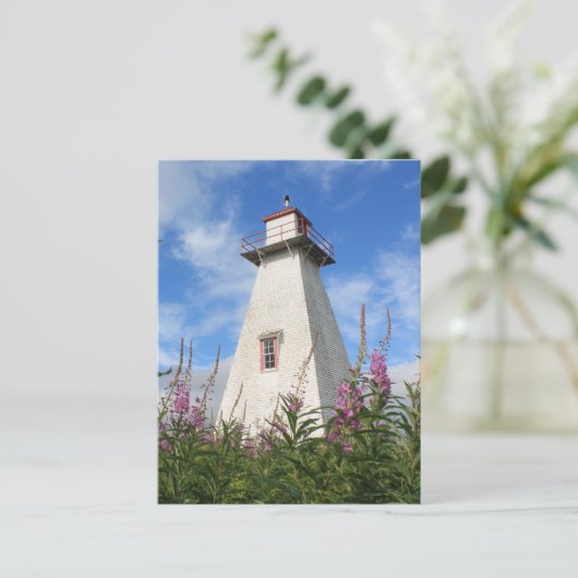 Leard's Back Range Light - Prince Edward Island Postkarte (Stehend Vorderseite)