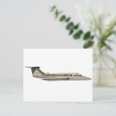 Learjet 23 postkarte (Stehend Vorderseite)