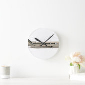 Learjet 23 runde wanduhr (Zuhause)