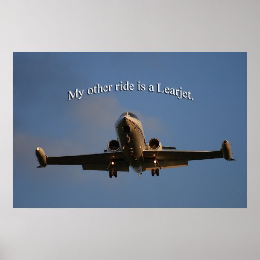 Learjet Poster (Vorne)