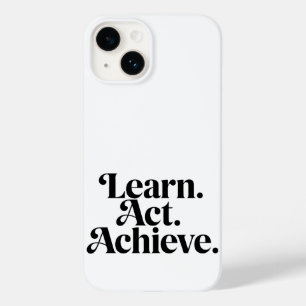 "Learn. Act. Achieve." Case-Mate iPhone 14 Hülle