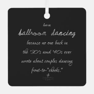 Learn Ballroom Dancing Mexican Silver Ornament Aus Metall
