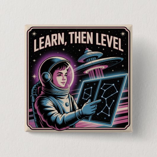 Learn, Then Level Button (Vorderseite)