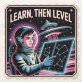 Learn, Then Level Untersetzer (Vorderseite)
