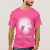 Learn to Fight Alone – Lion Under Moonlight T-Shirt (Vorderseite)