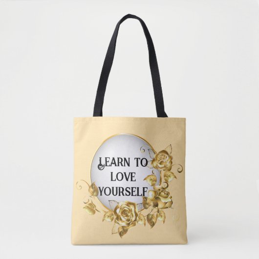 learn to love yourself tasche (Vorderseite)