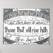 Learn to Serve Poster (Vorne)