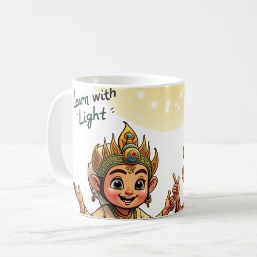 Learn with Light Kaffeetasse (Vorderseite Links)