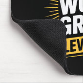 Learn Work Grow Level Up Motivational Growth Insra Mousepad (Ecke)