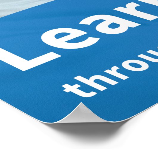 Learn - zSpace Poster, 24" x 36" Poster (Ecke)