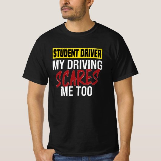 Learner Driving School Driving License Novice T-Shirt (Vorderseite)