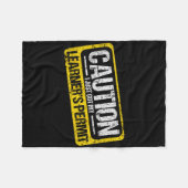 Learner's Permit New Driver Shirt Caution Just Got Fleecedecke (Vorderseite (Horizontal))