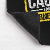 Learner's Permit New Driver Shirt Caution Just Got Mousepad (Ecke)