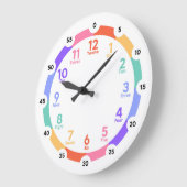 Learning Clock - Day Dream Große Wanduhr (Winkel)